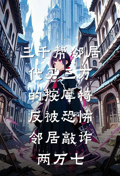 三千帮邻居代买三万的按摩椅，反被恐怖邻居敲诈两万七