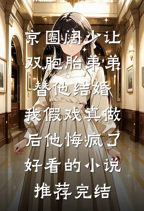 京圈阔少让双胞胎弟弟替他结婚，我假戏真做后他悔疯了好看的小说推荐完结