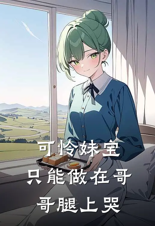 可怜妹宝，只能做在哥哥腿上哭