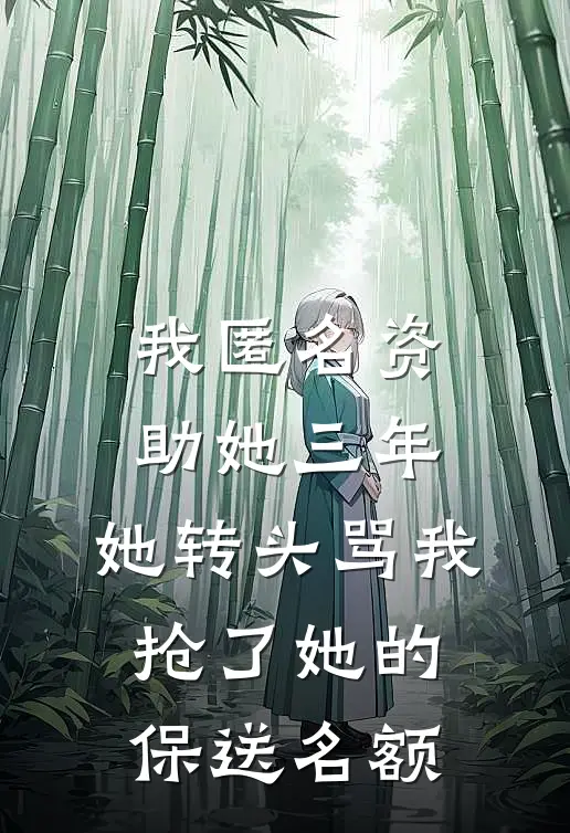 我匿名资助她三年，她转头骂我抢了她的保送名额
