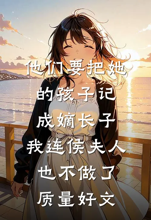 他们要把她的孩子记成嫡长子，我连侯夫人也不做了质量好文