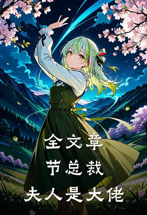 全文章节总裁,夫人是大佬免费阅读