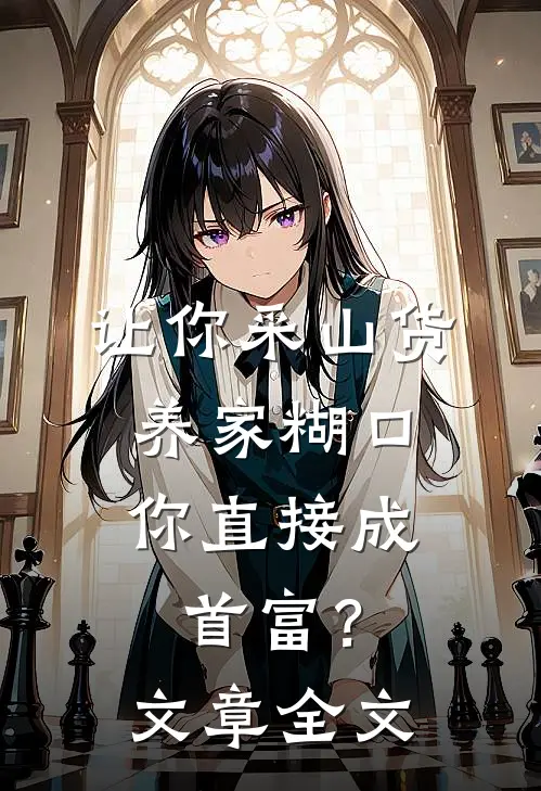 让你采山货养家糊口，你直接成首富？文章全文